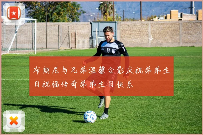 布朗尼与兄弟温馨合影庆祝弟弟生日祝福传奇弟弟生日快乐